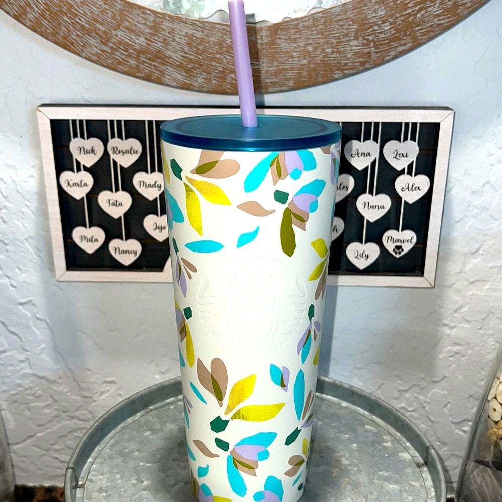 Starbucks Stainless Steel Flower Floral Petal 2023 Release